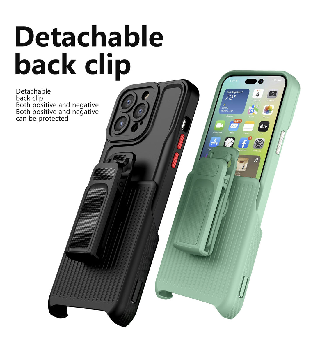 Cover con soporte militar 2 en 1 para iPhone, carcasa protectora a prueba de golpes para exteriores 14 Pro