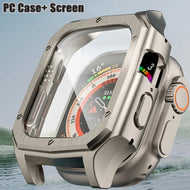 Cover PC + protector de cristal para Ultra 49MM