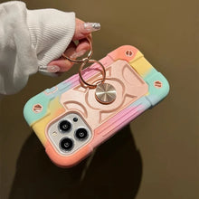 Cargar imagen en el visor de la galería, Covers protector a prueba de golpes para iPhone 15 Pro Max con anilla trasera PC
