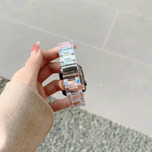 Cargar imagen en el visor de la galería, Correa transparente de resina láser para Watch, Correa para Apple Watch Ultra de 49mm, 42, 40, 44, 41, 45mm, 8 SE, 7, 6, 5, 4, 3, 2, 1,9
