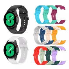 Cargar imagen en el visor de la galería, Correa de reloj Universal para Samsung Galaxy Watch 4 y 5 , Classic, pulsera deportiva resistente al agua de 40/44mm, correa de reloj de repuesto colorida
