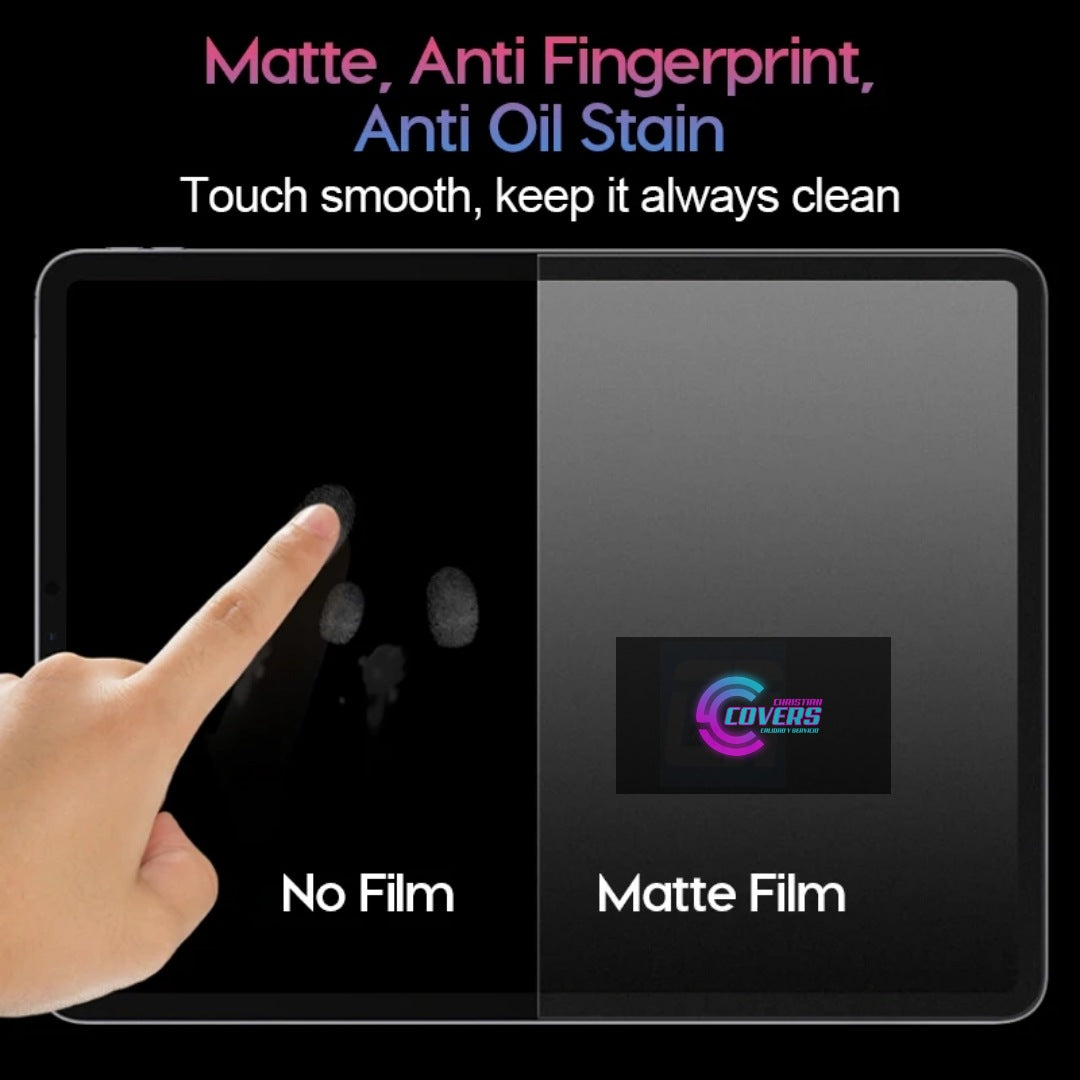 Protector de pantalla Hidrogel mate Anti huellas para iPad