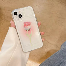 Cargar imagen en el visor de la galería, 2 en 1 Acrílico Cover para iPhone con diseño de flor 12 Pro Max
