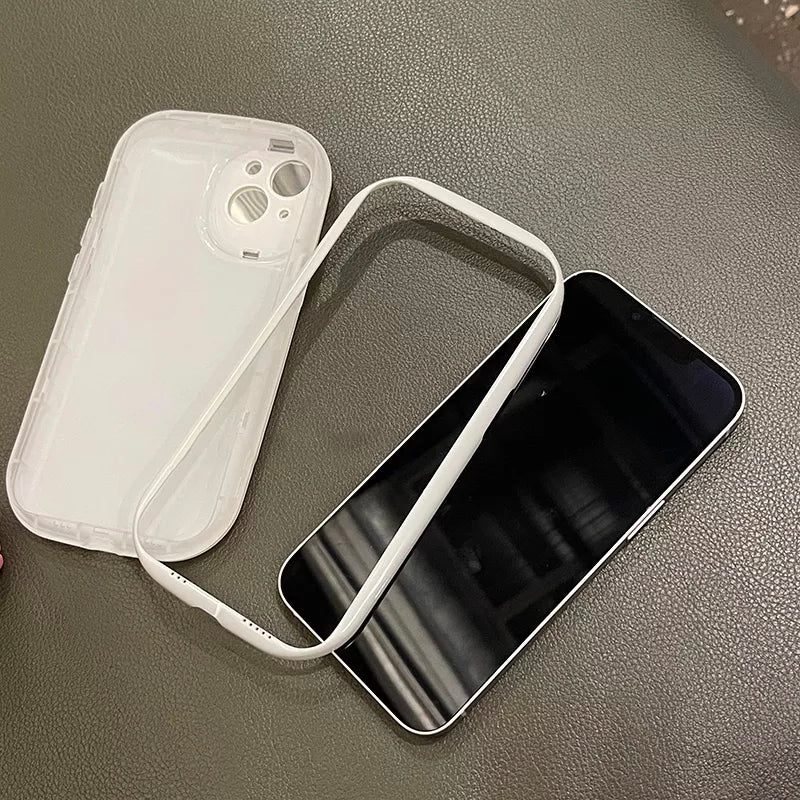 Cover de Rosa para proteccion de Iphone con soporte y espejo 12 Pro