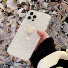 Cargar imagen en el visor de la galería, 2 en 1 Acrílico Cover para iPhone con diseño de flor 11 Pro Max
