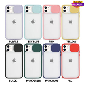 Funda de teléfono con protección de lente de cámara para iPhone 12,12 Pro, 12 mini y 12 pro Max, suave