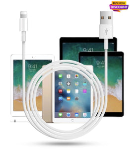 Cable 1. M de longitud de Cable USB Lightning para Apple iPhone sincronización de datos de carga rápida cargador de línea