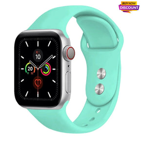 Correas deportivas de silicona watch y Smartwatch Series 9 8,7 6 SE 5 4 3 2 1, Ultra 49MM