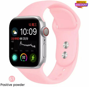 Correas deportivas de silicona watch y Smartwatch Series 9 8,7 6 SE 5 4 3 2 1, Ultra 49MM