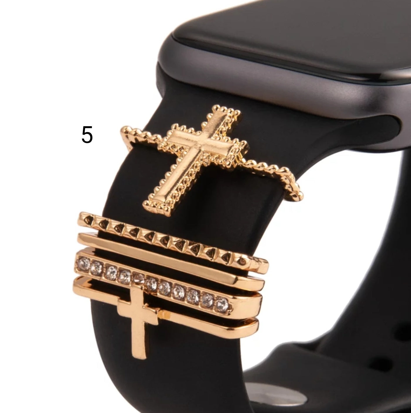 Accesorios de correa de silicona para reloj inteligente, anillo decora –  Christian Cover