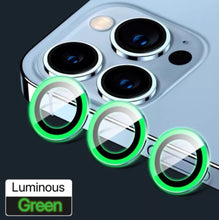 Cargar imagen en el visor de la galería, Protectores de cámara luminoso para iPhone
